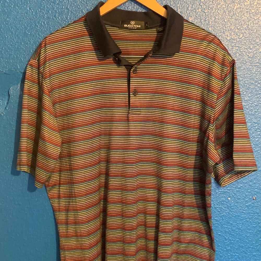 COPY - Bugatchi Uomo  Cotton Polo Multi color